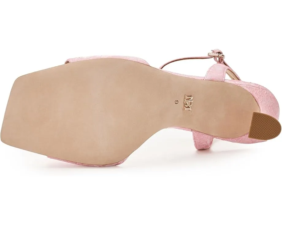 Босоножки Badgley Mischka Cady на шпильке с пряжкой в форме сердца и квадратным носком