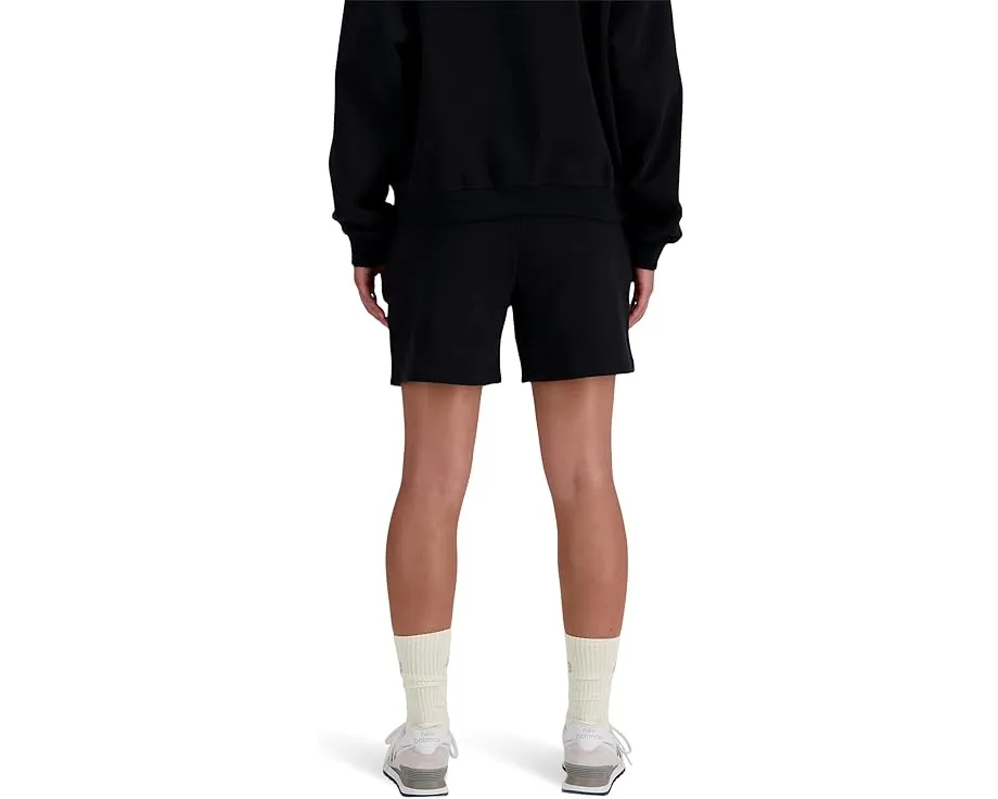 Шорты New Balance Athletics из велюра с вышитым логотипом