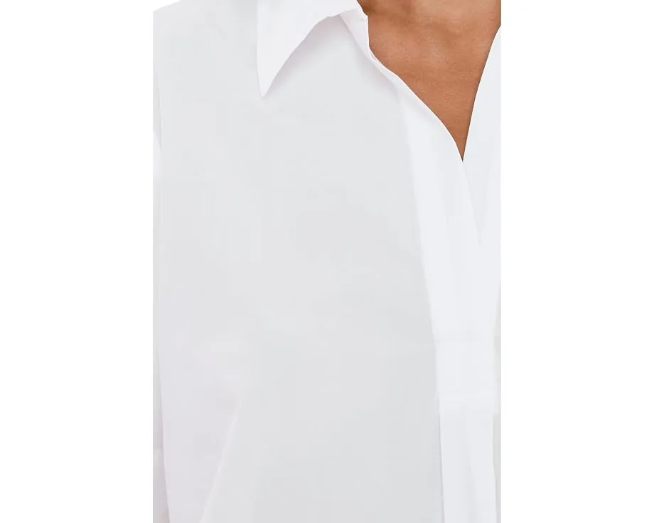 Блуза с классическим воротником из органического хлопкового поплина от Eileen Fisher
