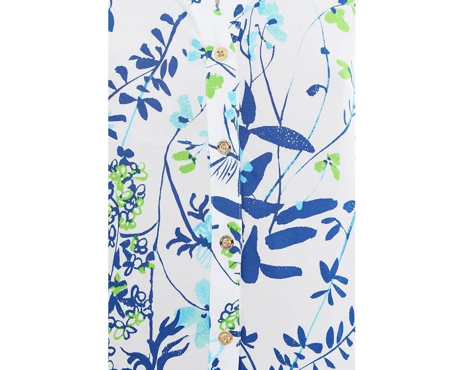 Туника Shaley Tunic Dress Lilly Pulitzer с воротником рюш и пуговицами