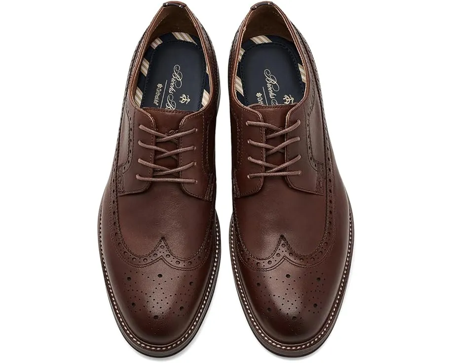 Брукфилд дерби броги Brooks Brothers из коричневой кожи