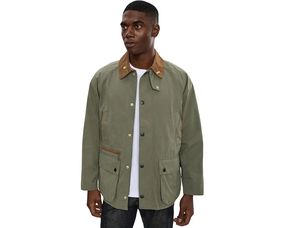 Куртка Bedale Casual с карманами и клетчатой кокеткой Barbour