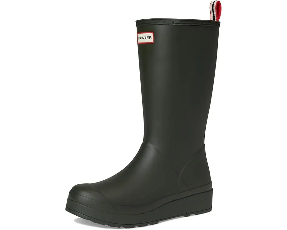 Высокие резиновые сапоги Hunter Play с платформой и водонепроницаемостью