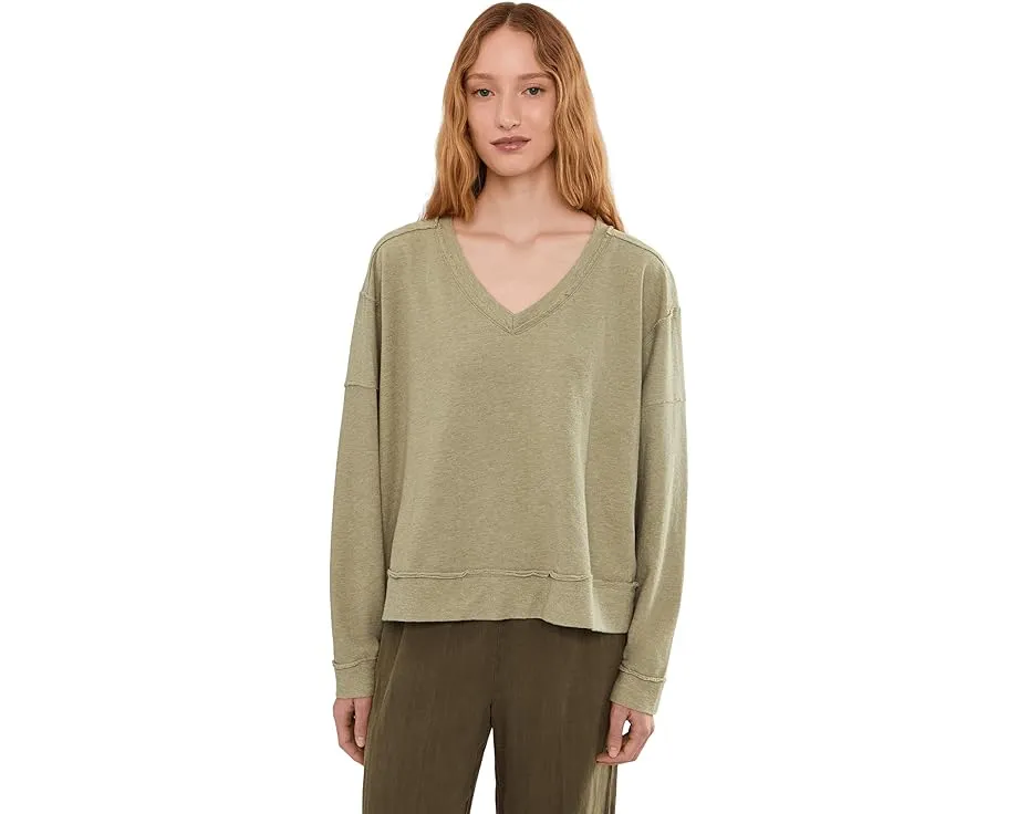 Длинный свитшот с V-образным вырезом Mod-o-doc из 100% хлопка