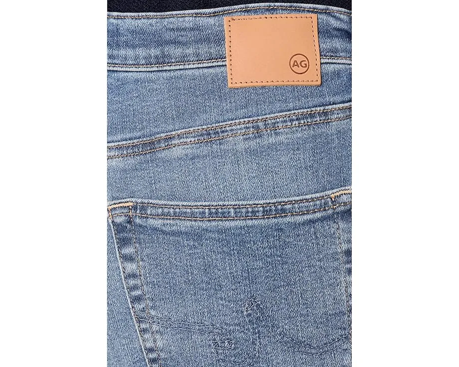 Джинсы Brinley Mid-Rise Straight Crop AG Jeans в расцветке 15 Years Bouquet