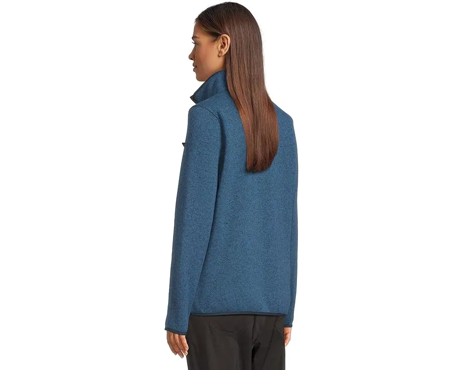 Свитер L.L.Bean Sweater Fleece Pullover с воротником стойкой на кнопках