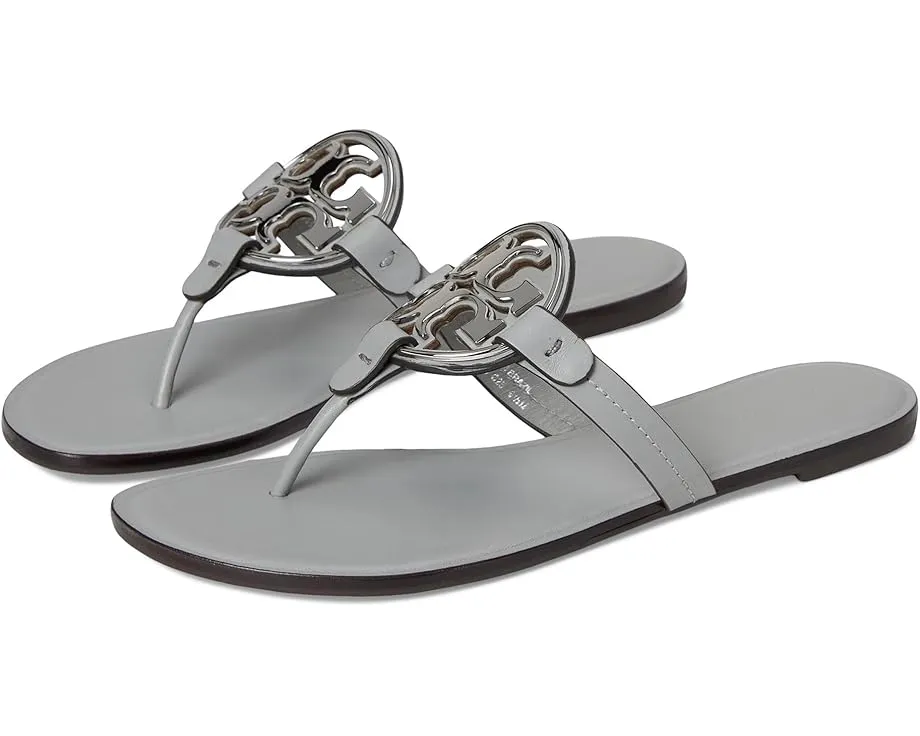 Босоножки Tory Burch Metal Miller из натуральной кожи с логотипом