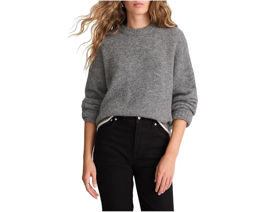 Свитер Madewell Charm Kritty с воротником-стойкой и контрастными манжетами