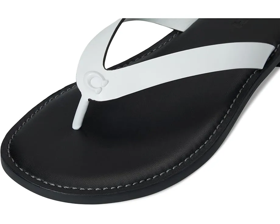 Шлепанцы COACH Brianna с кожаным верхом и мягкой стелькой