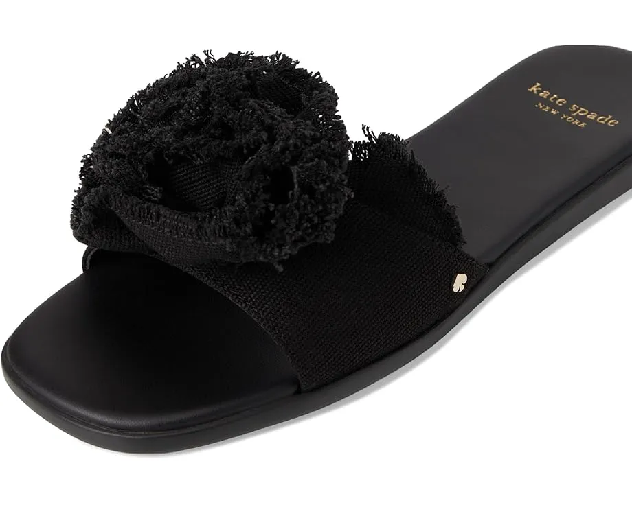 Сандалии на плоской подошве Kate Spade New York Flourish с декором в виде розы