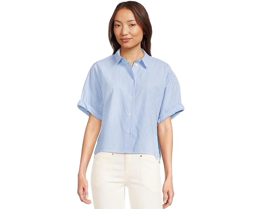 Полосатая рубашка Lilla P свободного кроя с укороченным низом