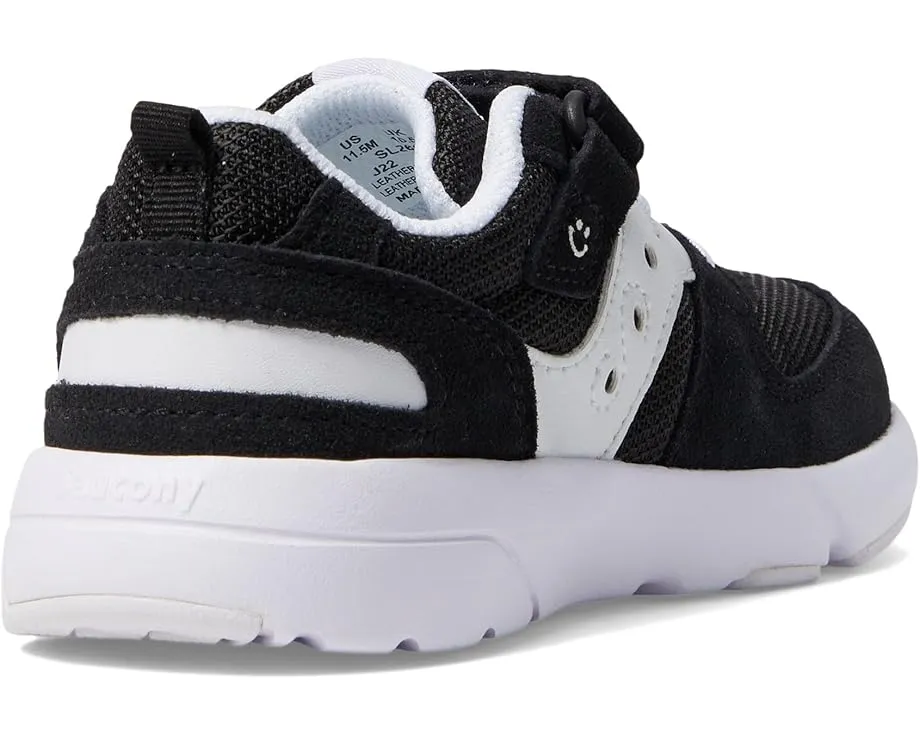 Saucony Originals Jazz Lite 2.0 Детские кроссовки с застежкой на липучке и моющейся стелькой