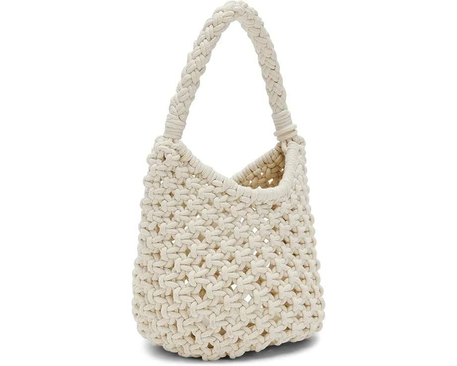 Маленькая сумочка-пудреница Small Rope Pouchette из макраме с бусинами Madewell