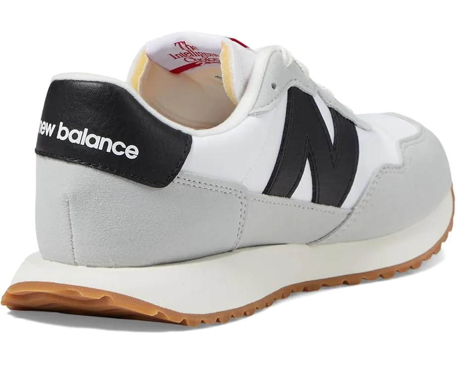 Кроссовки New Balance 237 для детей с кожаным верхом и съемной стелькой