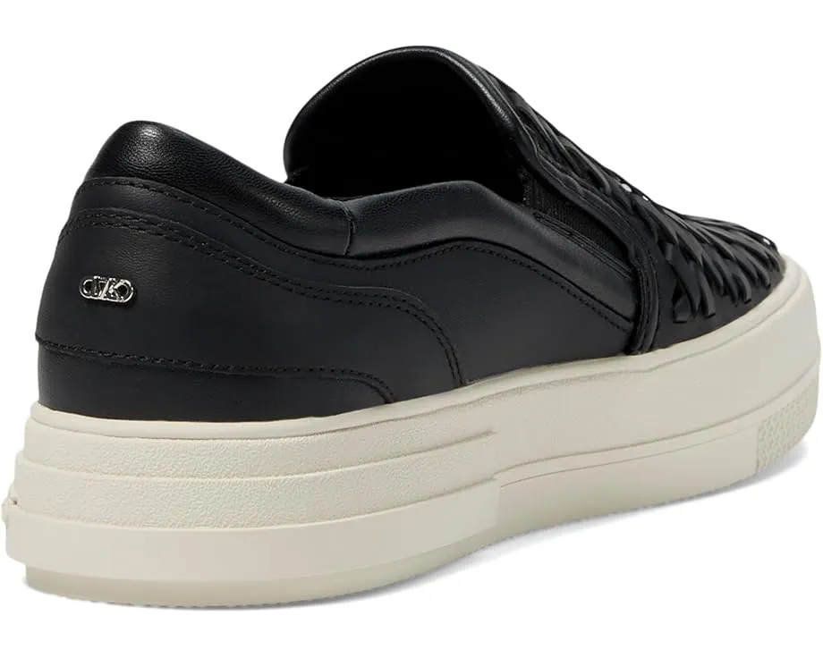 Кроссовки MICHAEL Michael Kors Evy Slip On из кожи с плетением