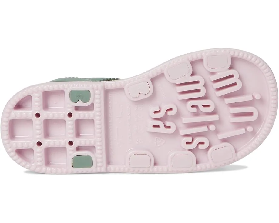 Детские сандалии Mini Melissa Hip Bloomy с цветочным декором и липучкой