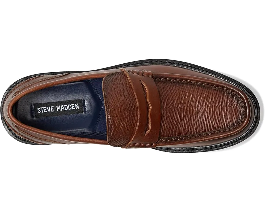 Лоферы Steve Madden Ashland на каблуке из кожи со стелькой из ЭВА