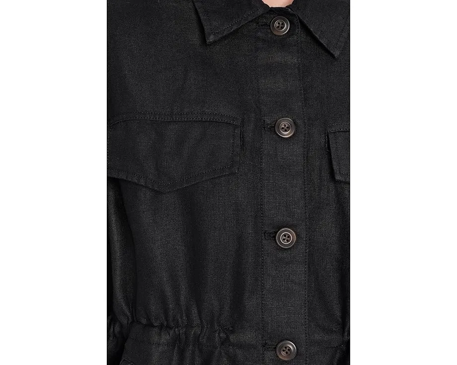 Утилитарная куртка Sun Strider из льна с карманами от Faherty