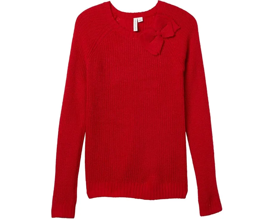 Детский свитер Janie and Jack с бантом на плече и круглой горловиной