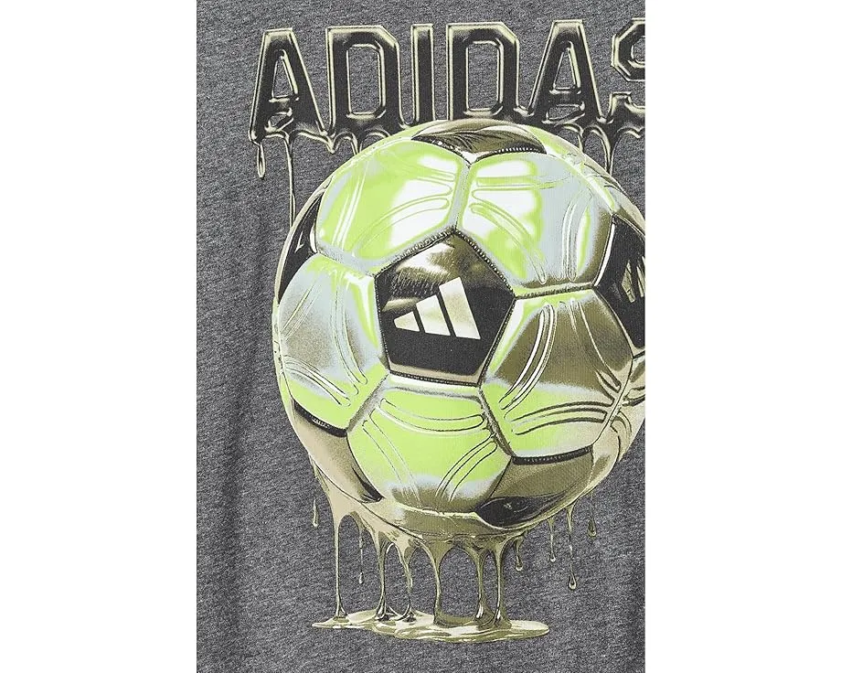 Футболка adidas Kids Soccer Drip Heather из мягкой смесовой ткани