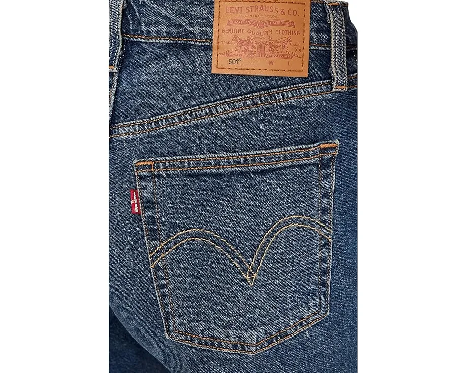 Шорты Levi's® Premium 501 Mid Thigh Light-Weight с высокой посадкой и пятью карманами