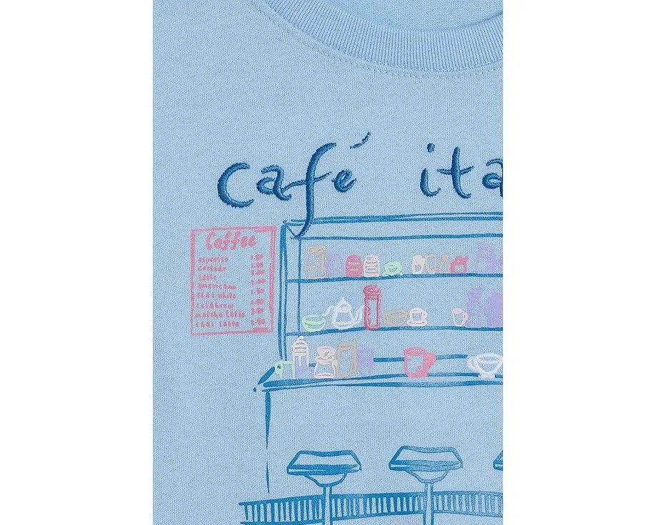 Футболка Café Italia с боковым узлом от abercrombie kids для детей