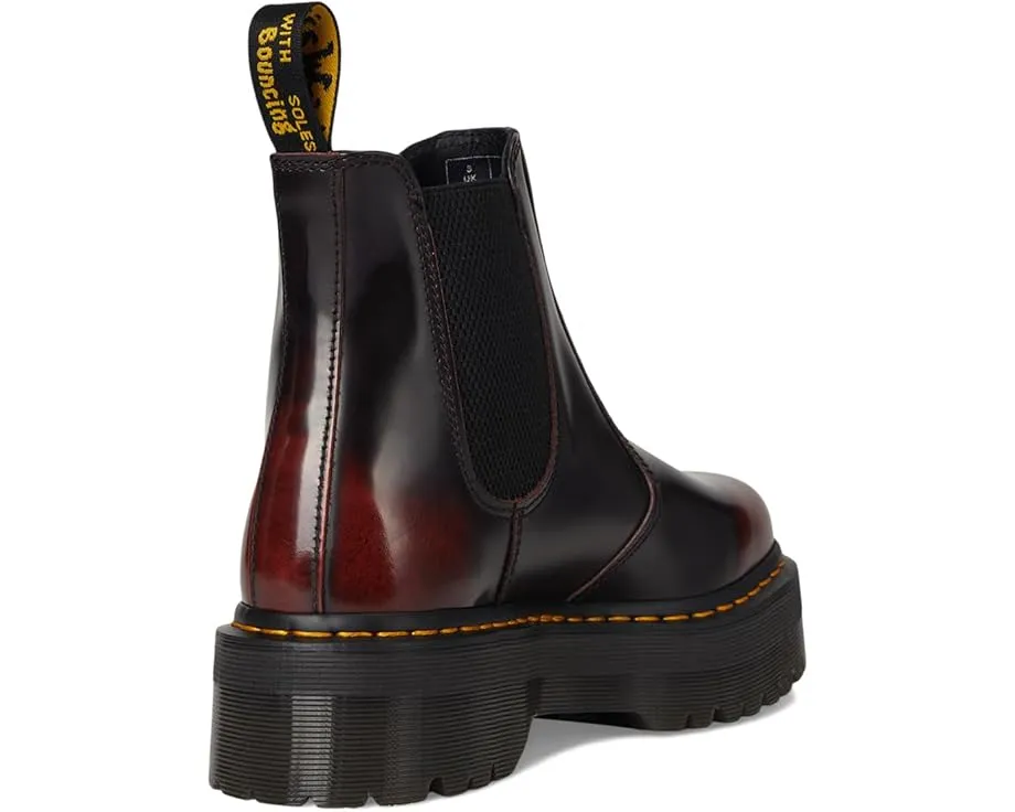 Кожаные челси Dr. Martens 2976 Quad с эффектом потертости и подошвой Quad