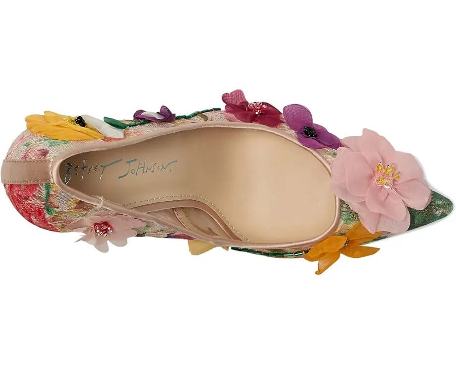 Туфли лодочки Blue by Betsey Johnson Darcy с цветочными аппликациями на шпильке