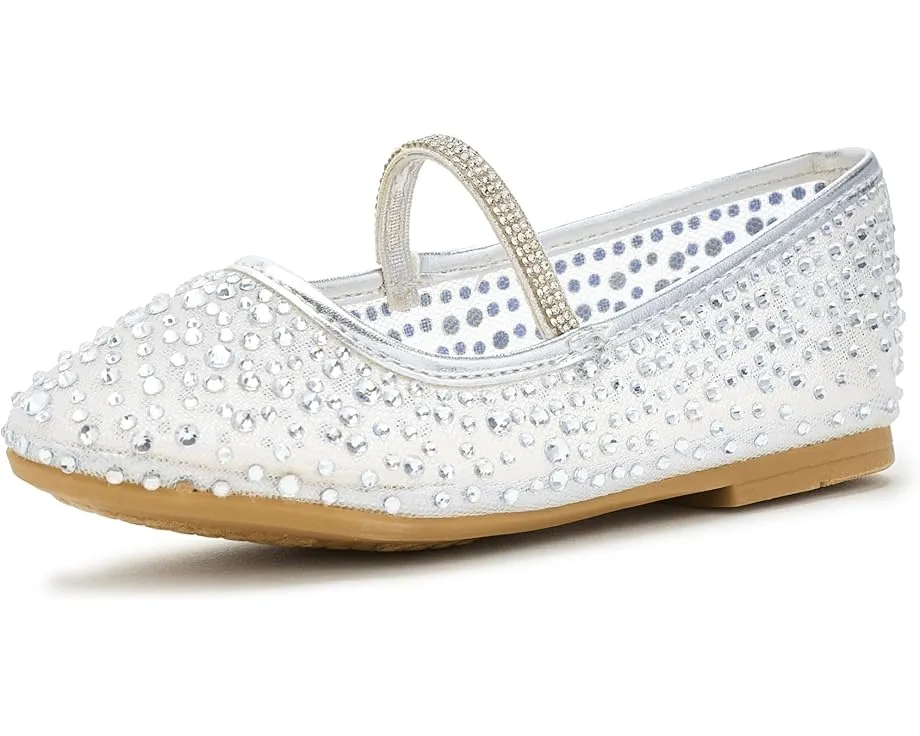 Детские балетки Jax с камнями и эластичной лямкой Nina Kids