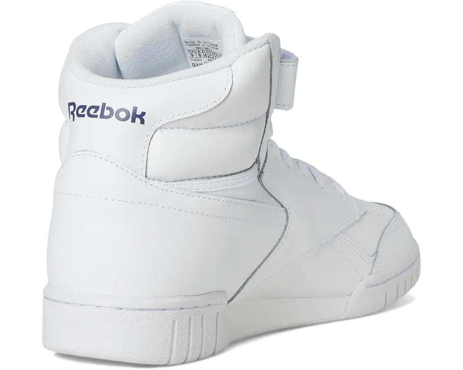 Кроссовки Reebok Ex O Fit Hi с верхом из мягкой кожи и ремешком на липучке