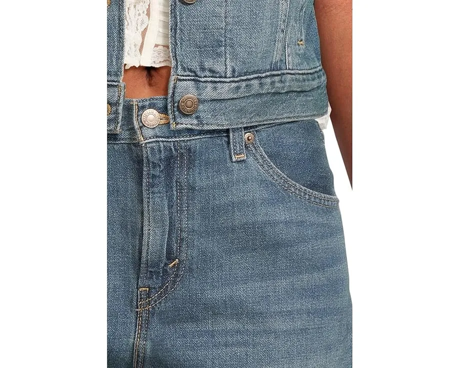 Шорты Levi's High Baggy Short свободного кроя с высокой посадкой и пятью карманами