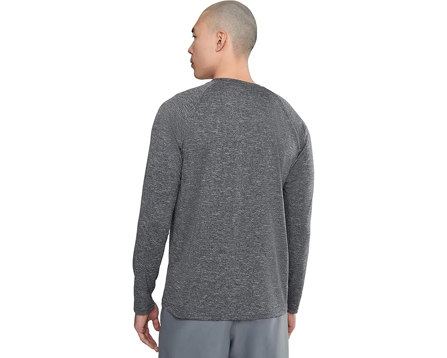 Футболка Nike для плавания Heather с длинным рукавом и технологией Dri-FIT