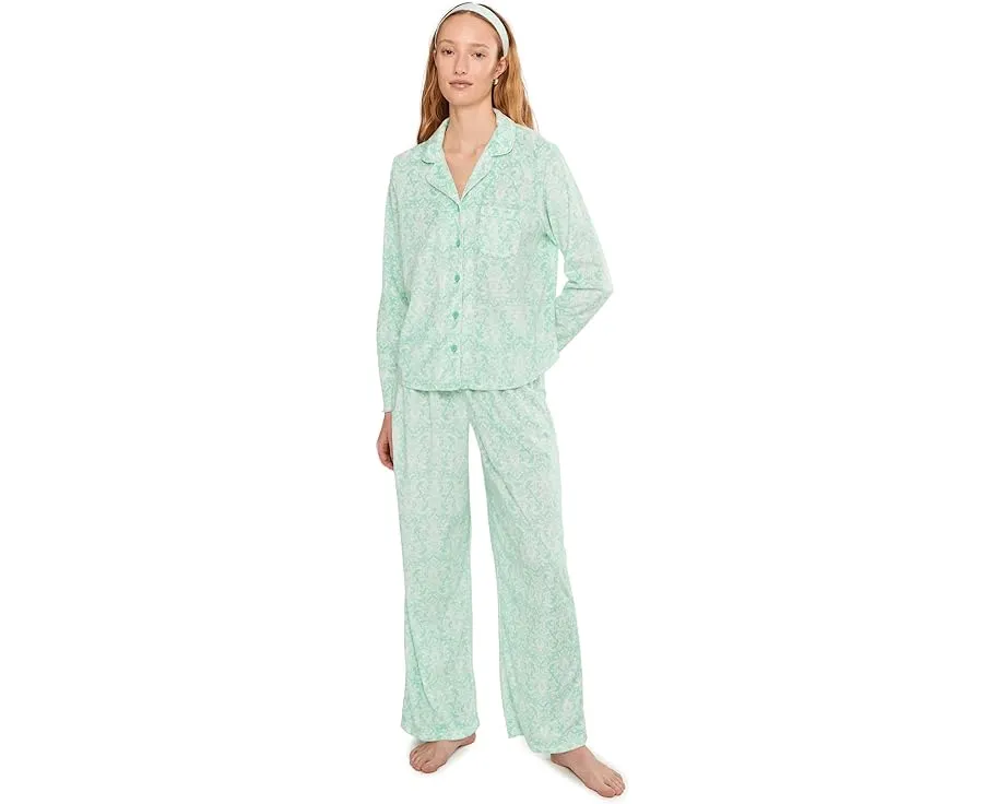 Пижамный комплект Minky Fleece с нагрудным карманом и повязкой Karen Neuburger