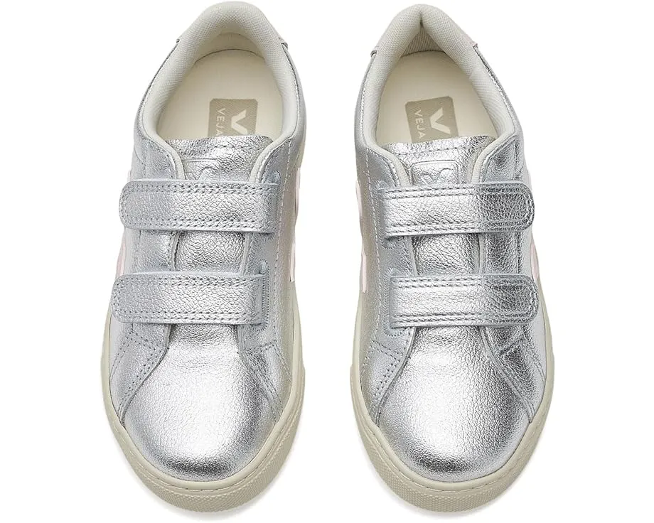 Детские кроссовки VEJA Small Esplar с кожаным верхом и застежкой на липучке