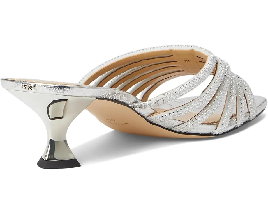 MICHAEL Michael Kors босоножки Haisley Kitten на шпильке с ремешками