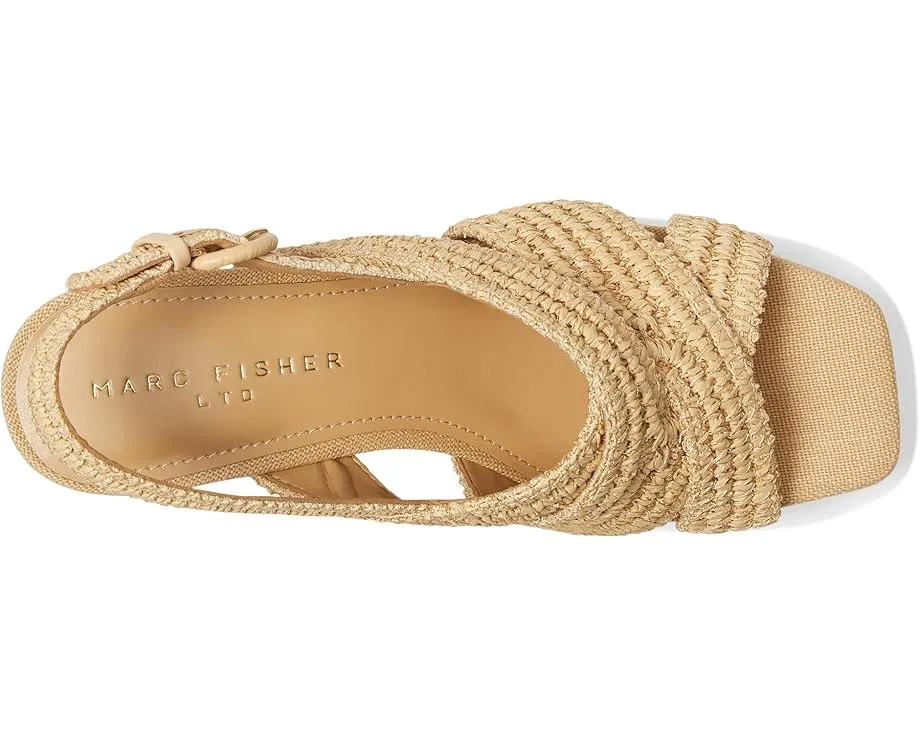 Сандалии Marc Fisher LTD Caddy на высоком квадратном каблуке с плетеными деталями