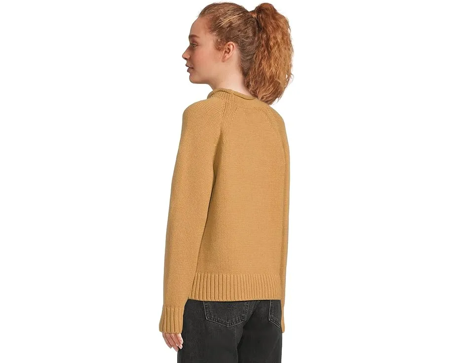 Свитер L.L.Bean Signature Original Cotton с высоким воротником и классическим дизайном