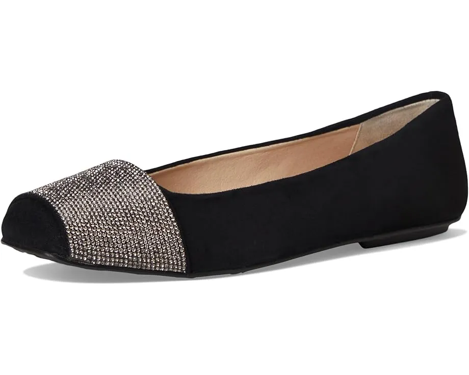 Лоферы Via от French Sole с квадратным носком и контрастным материалом