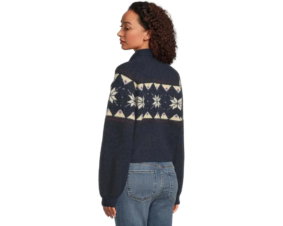 Толстовка Screen Time с узором фэр-айл и молнией спереди от Blank NYC