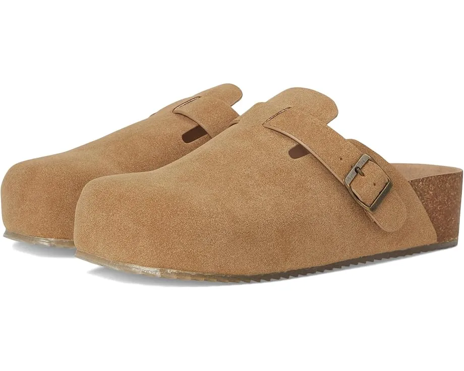 Мюли Qwest-P на платформе из веганской замши и пробки от MIA