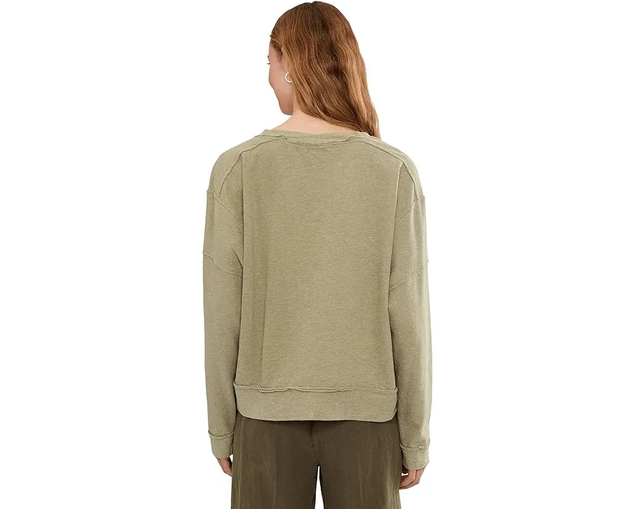 Длинный свитшот с V-образным вырезом Mod-o-doc из 100% хлопка