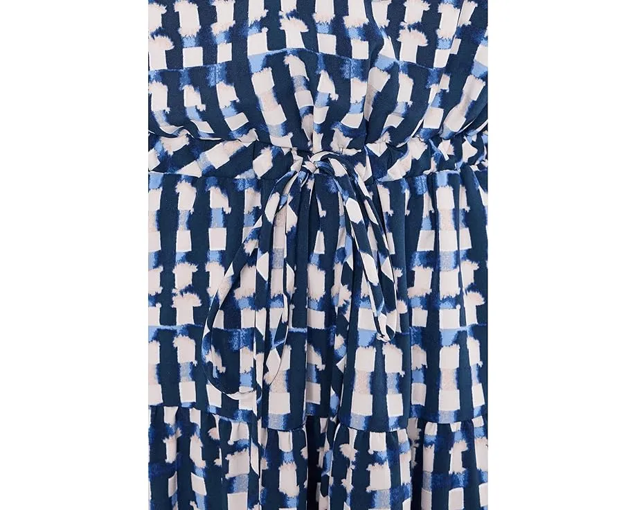 Платье макси Calvin Klein с пышными рукавами и ярусным кроем