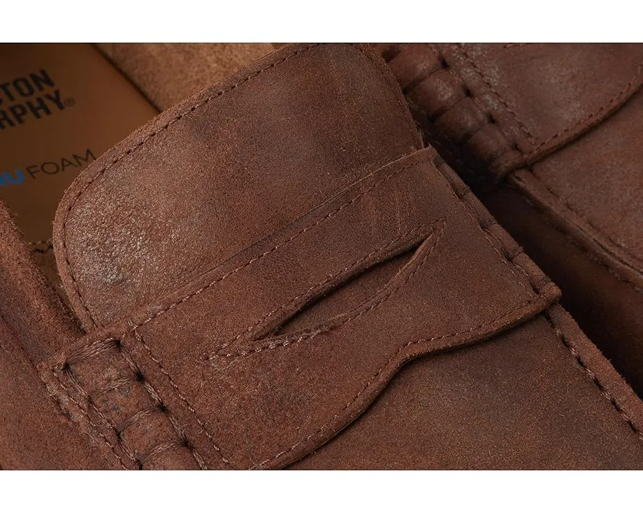Johnston & Murphy Collier Penny из мягкой замши со стелькой TRUFOAM