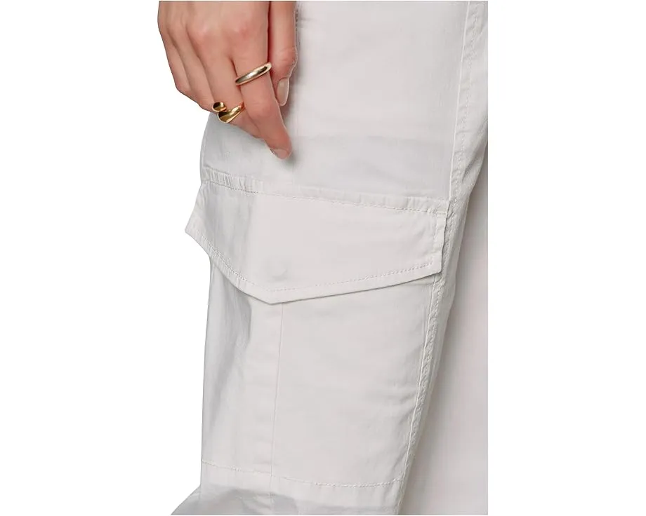 Брюки Sanctuary Rebel Straight Crop из стретч-твила с карманами