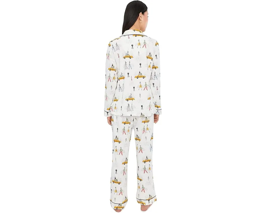 Комплект пижамы Bedhead PJs Classic с длинными рукавами из хлопкового трикотажа