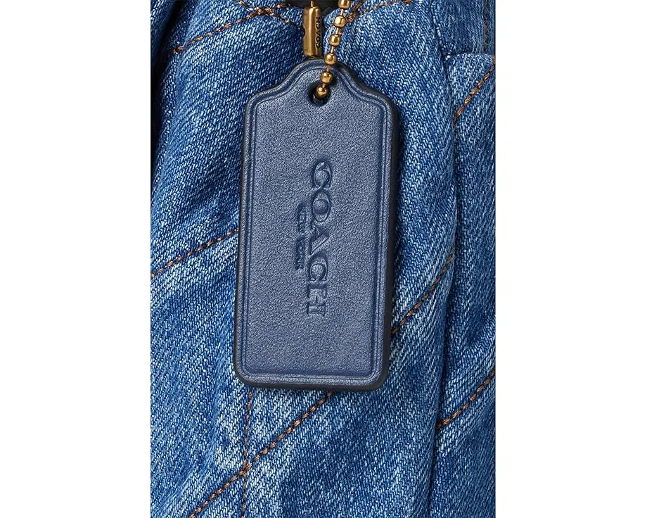 Сумка через плечо COACH Times Square Tabby с стежкой и цепным ремнем