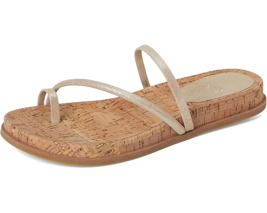 Сандалии Eileen Fisher Dorado Slide с кожаным верхом и клиновидным каблуком