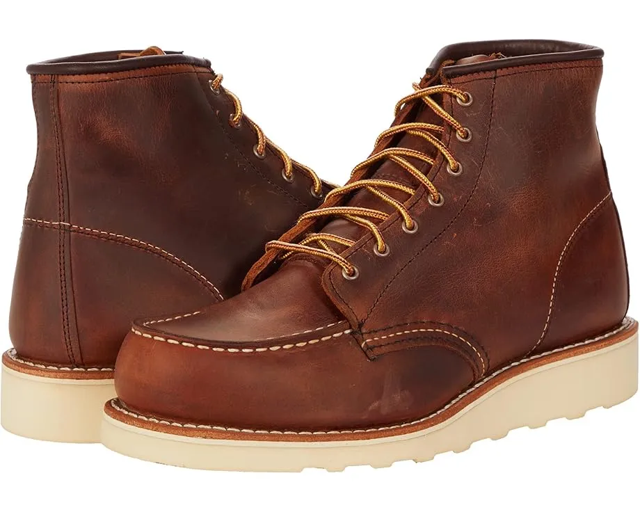 Ботинки Red Wing Heritage 6" Classic Moc с водонепроницаемой кожей и гибкой подошвой из крепа