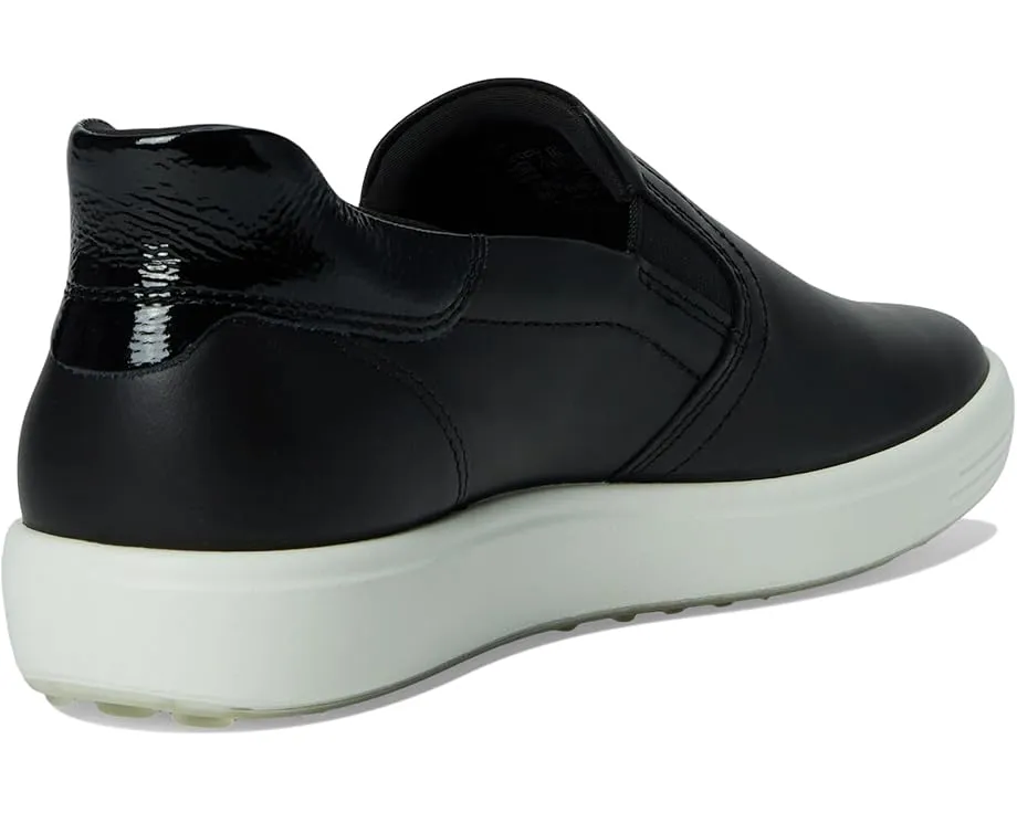 Кроссовки ECCO Soft 7 Easy Slip-On с эластичными вставками и технологией FLUIDFORM