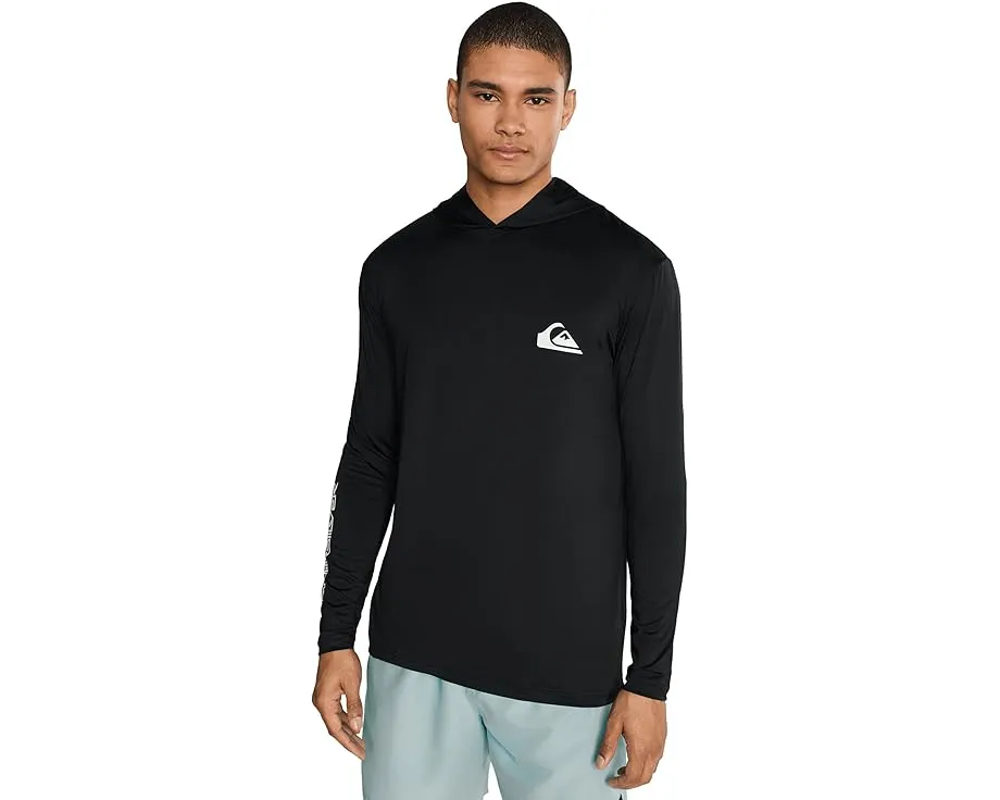 Quiksilver Худи Everyday Hooded Surf Tee из переработанного полиэстера с защитой от солнца